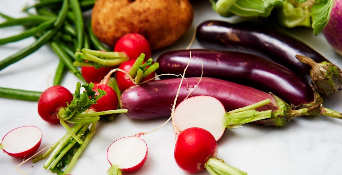 selection of winter vegetables